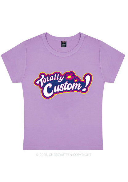 Totally Custom Y2K Baby Tee Cherrykitten