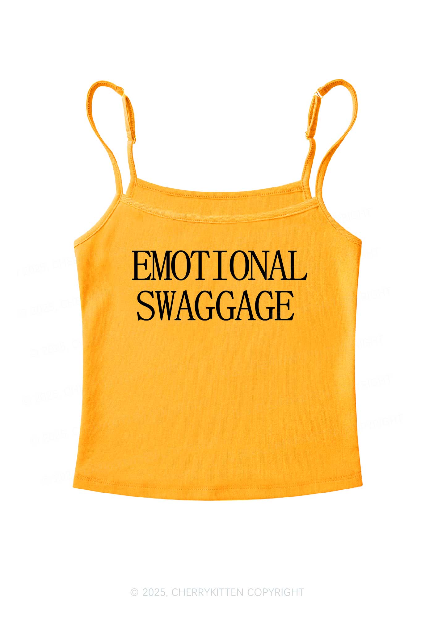 Emotional Swaggage Y2K Spaghetti Strap Cami Cherrykitten