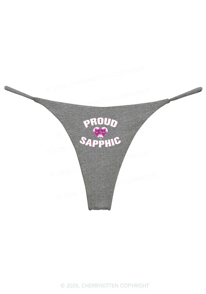 Proud Sapphic Pride Y2K Bikini String Thong Cherrykitten