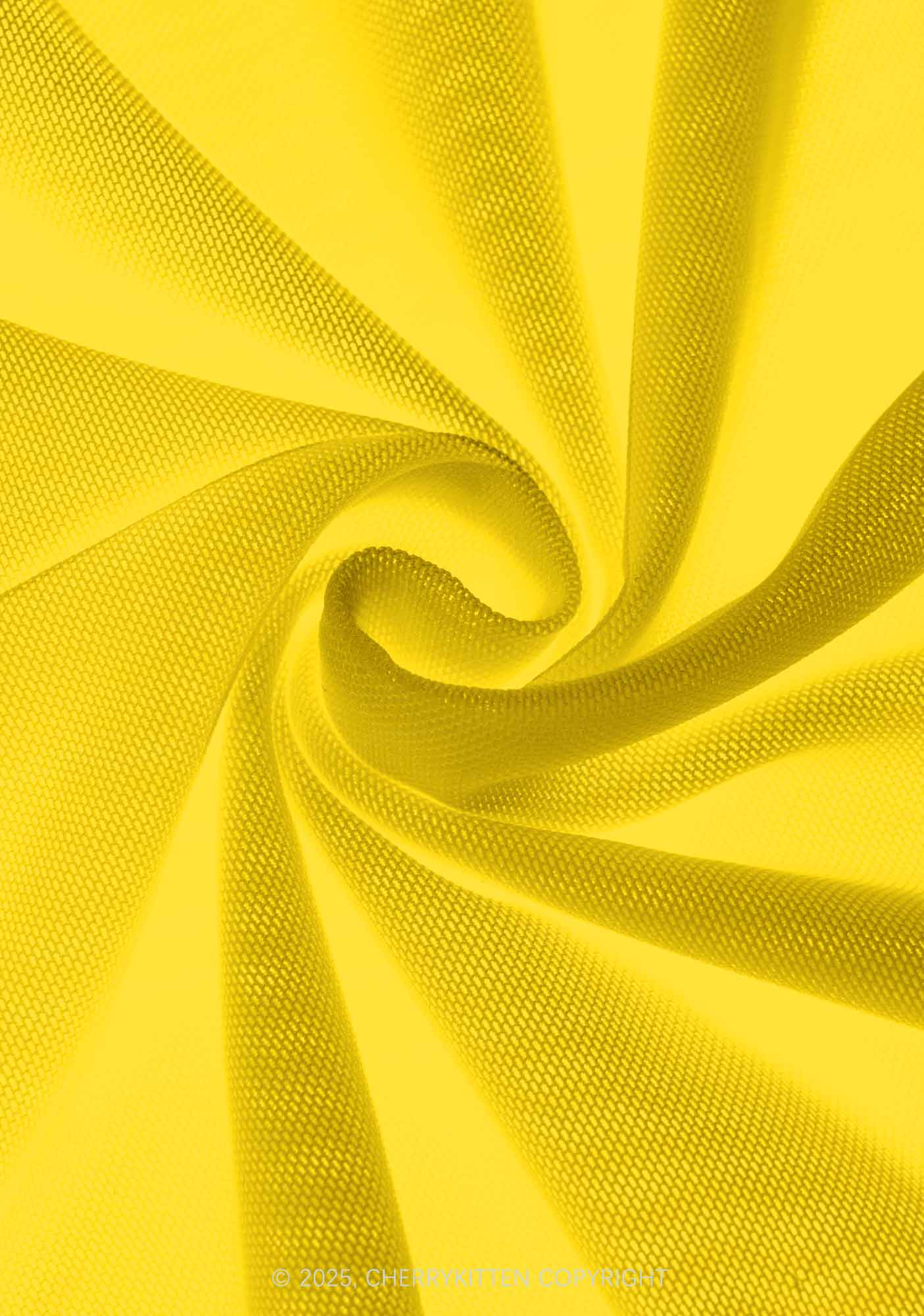 Plain Yellow Y2K Print Mini Layered Skirt Cherrykitten