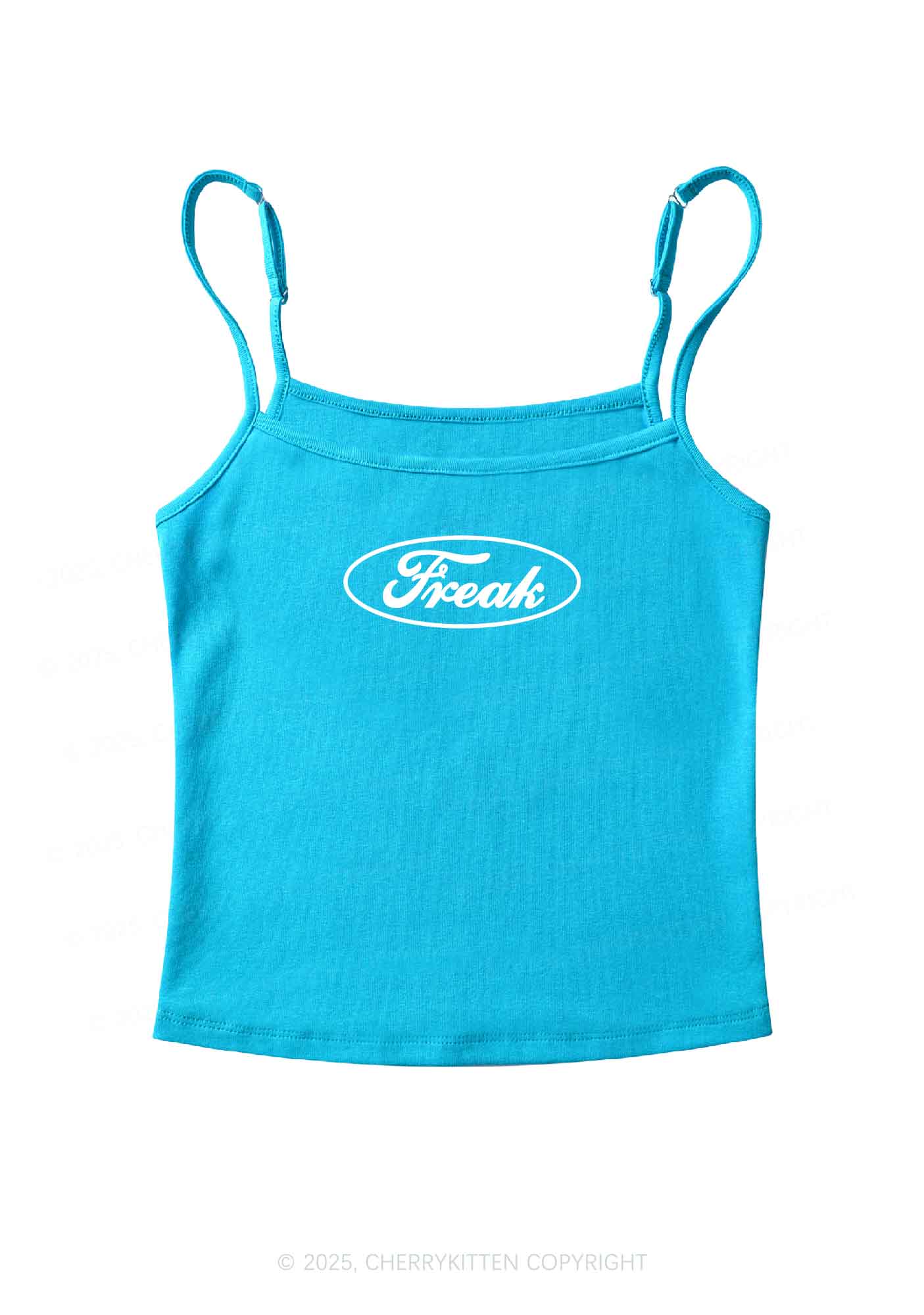 Oval Freak Y2K Spaghetti Strap Cami Cherrykitten