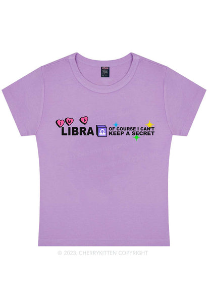 I'm A Libra Y2K Baby Tee Cherrykitten