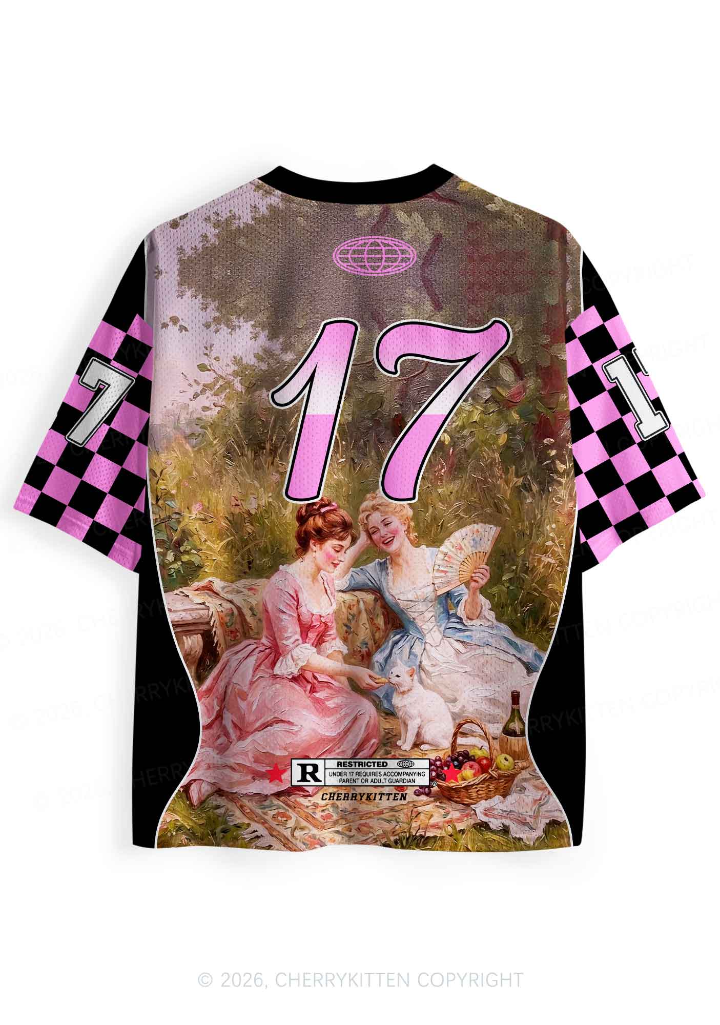 I Let Femmes Top Me Picnic Girls Pride Y2K Sport Jersey Shirts Cherrykitten