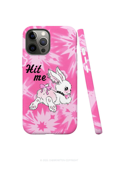 Hit Me White Bunny Y2K Phone Case Cherrykitten