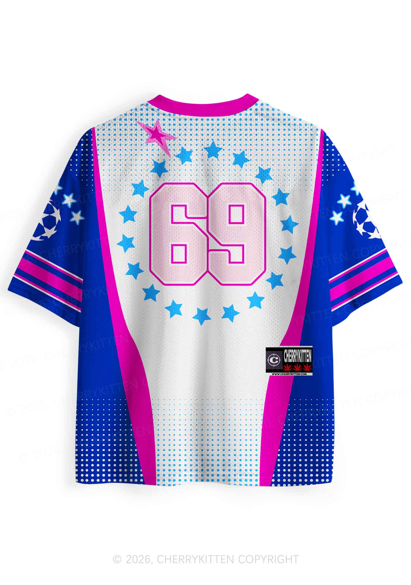 Heart Spotted Pony Y2K Sport Jersey Shirts Cherrykitten
