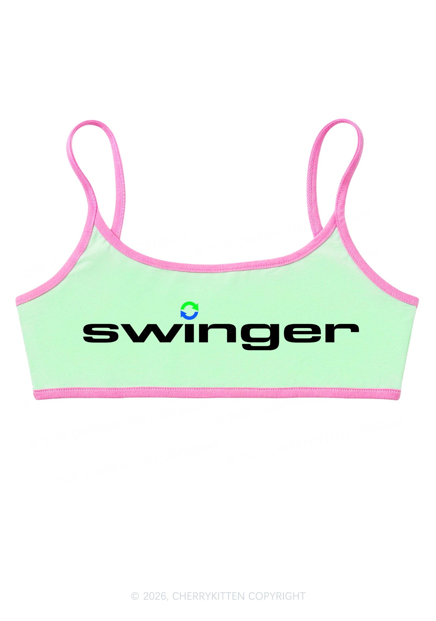 Swinger Y2K Super Crop Cami Cherrykitten