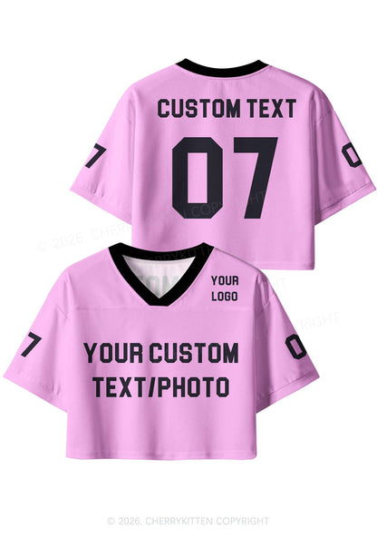 Custom All Personalized Y2K Crop Sport Jersey Shirts Cherrykitten