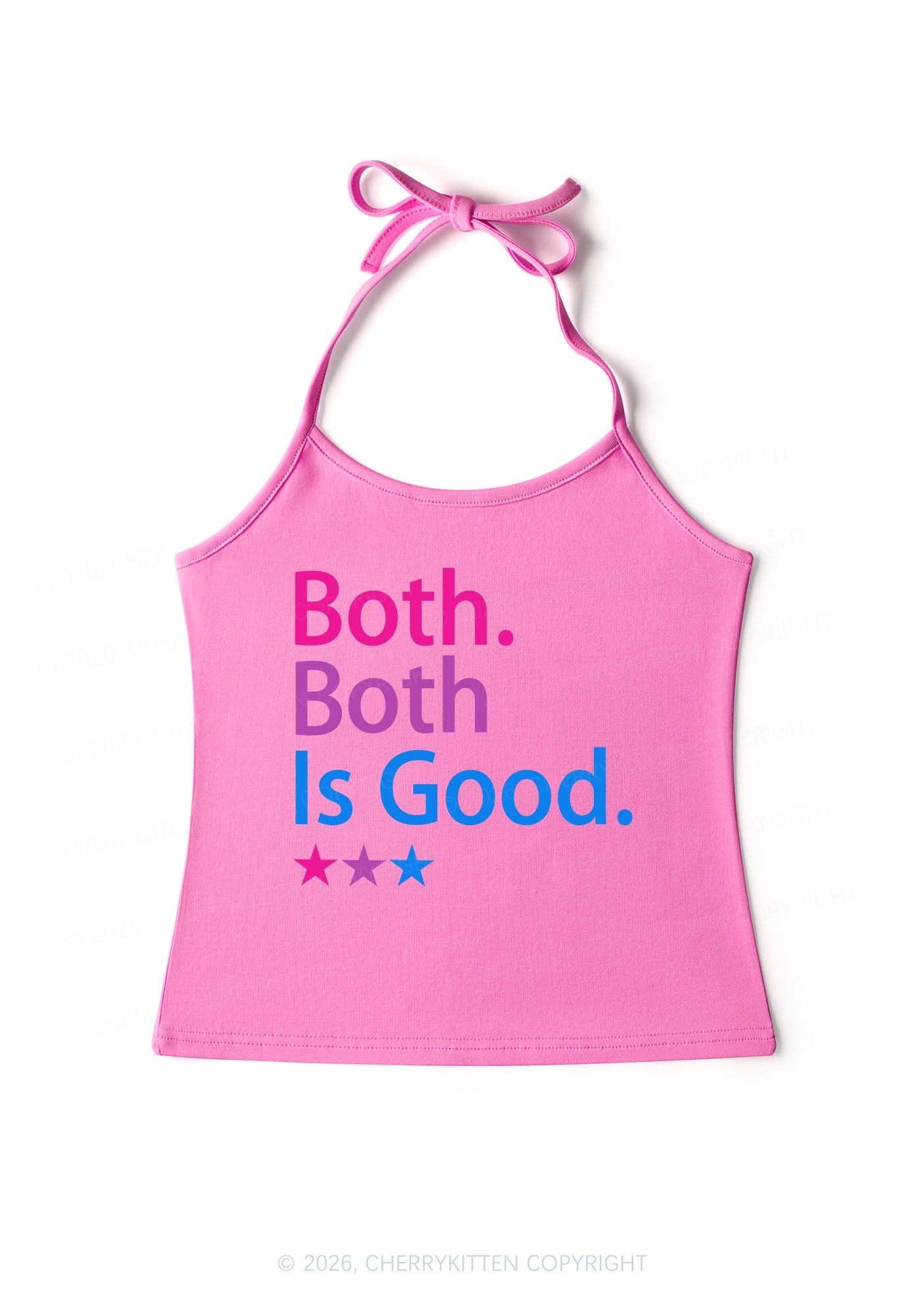 Both Is Good Pride Y2K Halter Neck Cami Cherrykitten