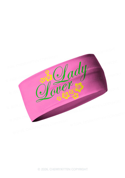 Lady Lover Floral Pride Y2K Print Headband Cherrykitten