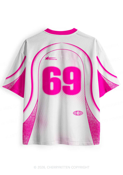Nobody Knows Im Nonbinary Pride Y2K Sport Jersey Shirts Cherrykitten