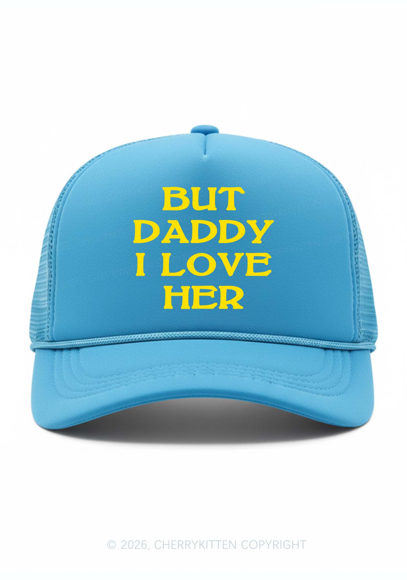 But Daddy I Love Her Pride Y2K Trucker Hat Cherrykitten