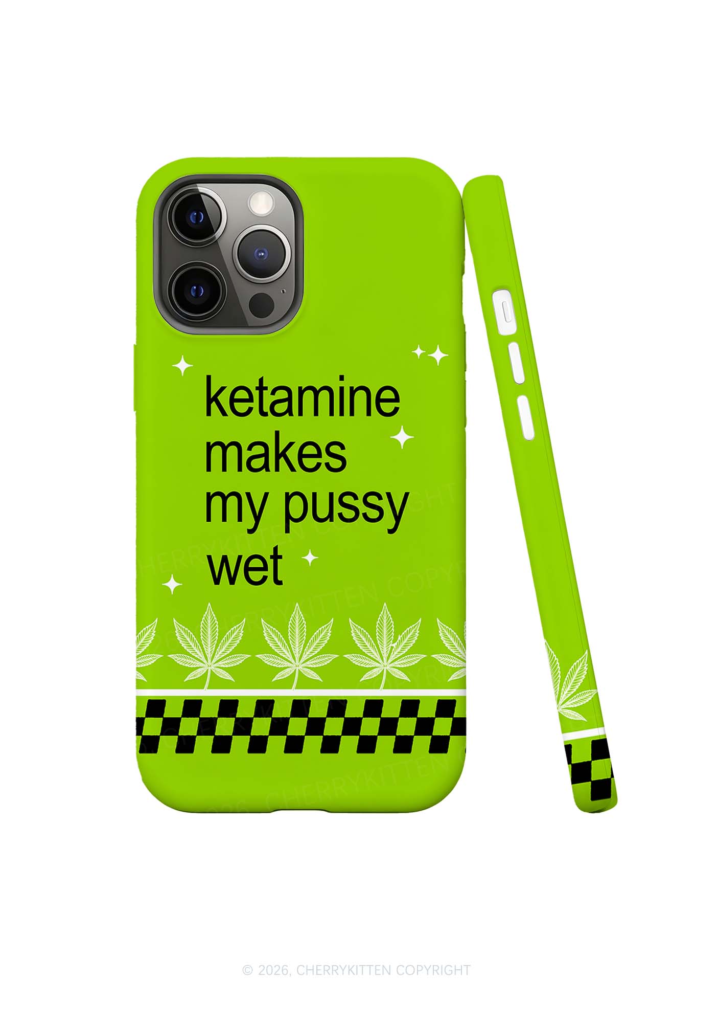 Kxxamine Makes My Puxxy Wet Y2K Phone Case Cherrykitten