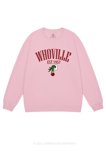 Christmas Whoville Y2K Sweatshirt Cherrykitten