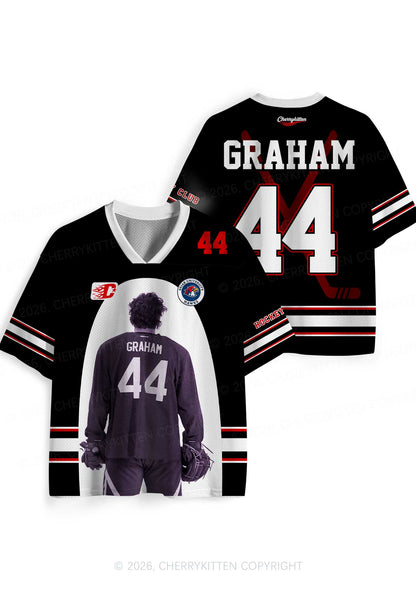 Hockey Player GG Y2K Sport Jersey Shirts Cherrykitten