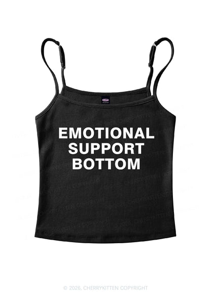 Emotional Support Bottom Pride Y2K Spaghetti Strap Cami Cherrykitten