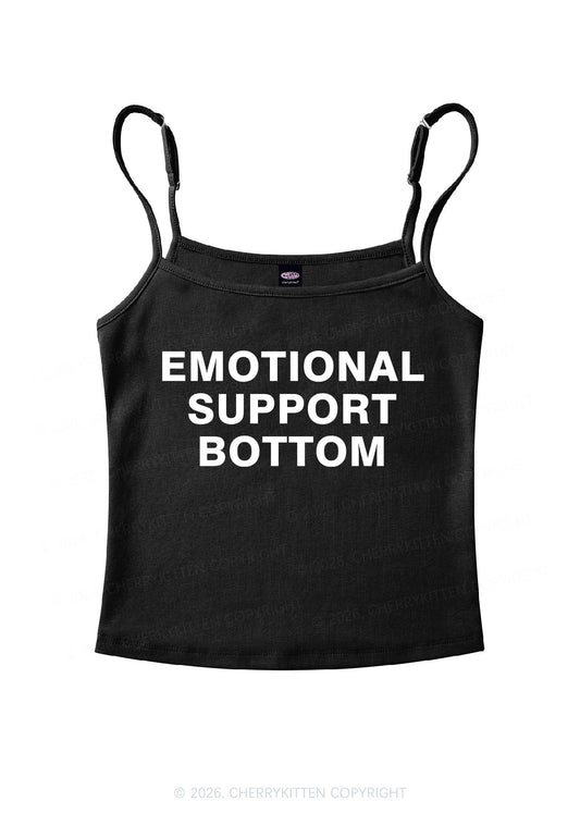 Emotional Support Bottom Pride Y2K Spaghetti Strap Cami Cherrykitten