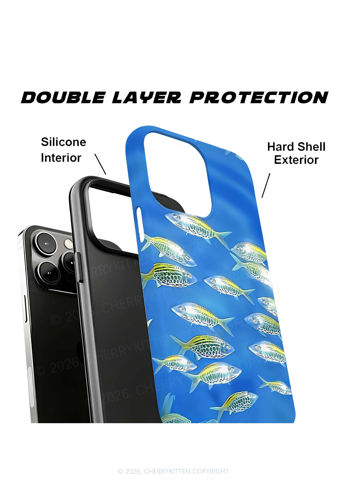 Undersea Fish Y2K Phone Case Cherrykitten