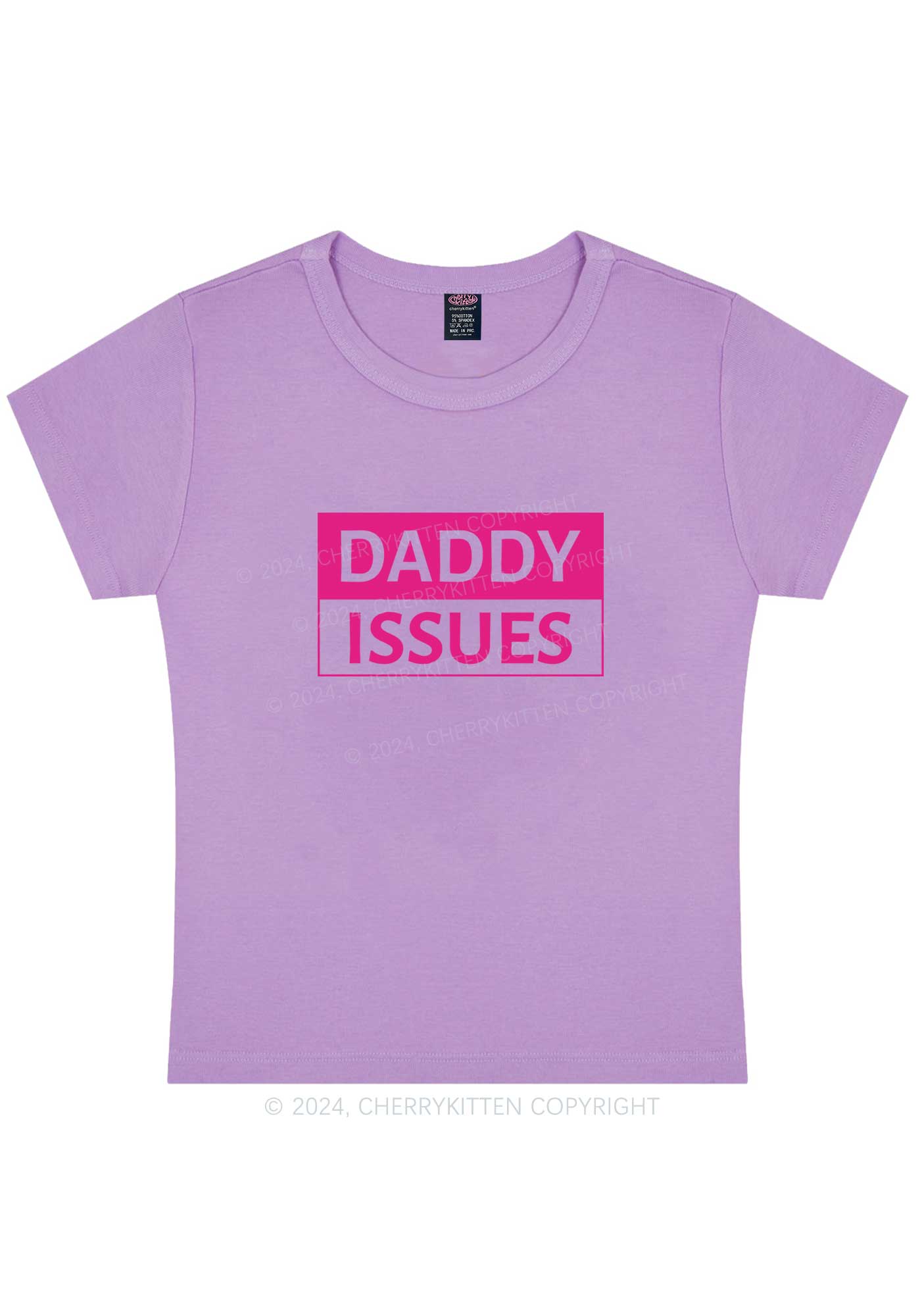 It's Daddy Issues Y2K Baby Tee Cherrykitten