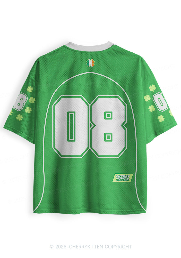 Custom Everyone Loves Irish Girl St Patricks Y2K Sport Jersey Shirts Cherrykitten