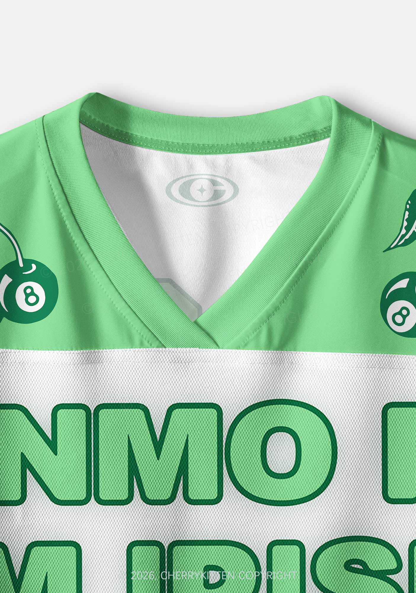 Custom Venmo Me Im Irish St Patricks Y2K Crop Sport Jersey Shirts Cherrykitten