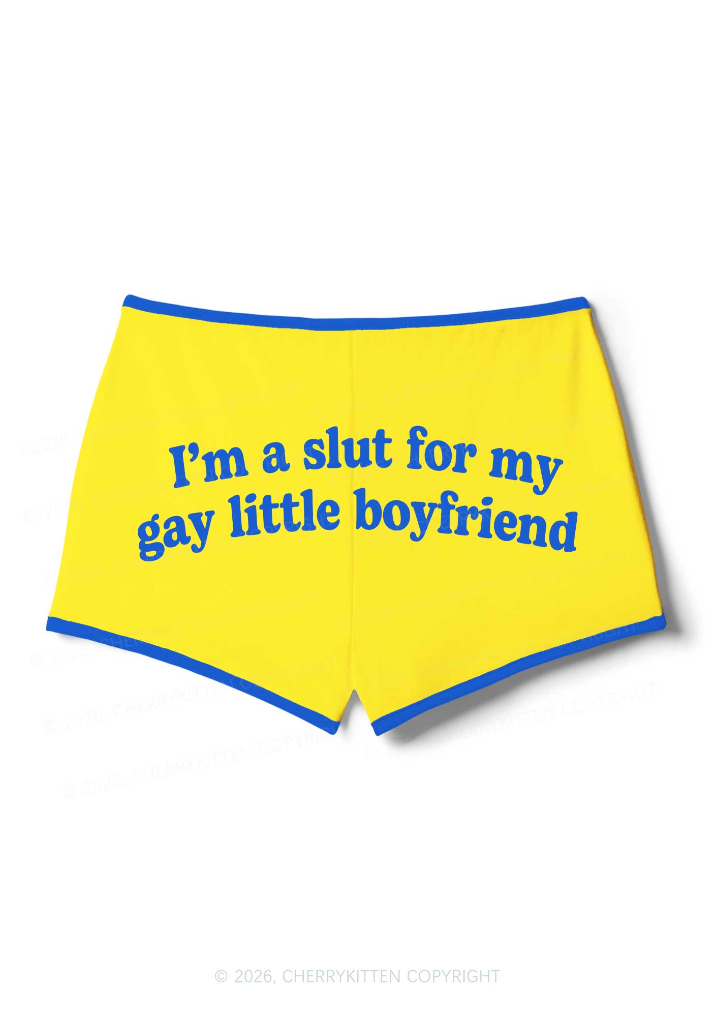 Slxt For My Gay BF Valentine's Day Y2K Booty Shorts Cherrykitten