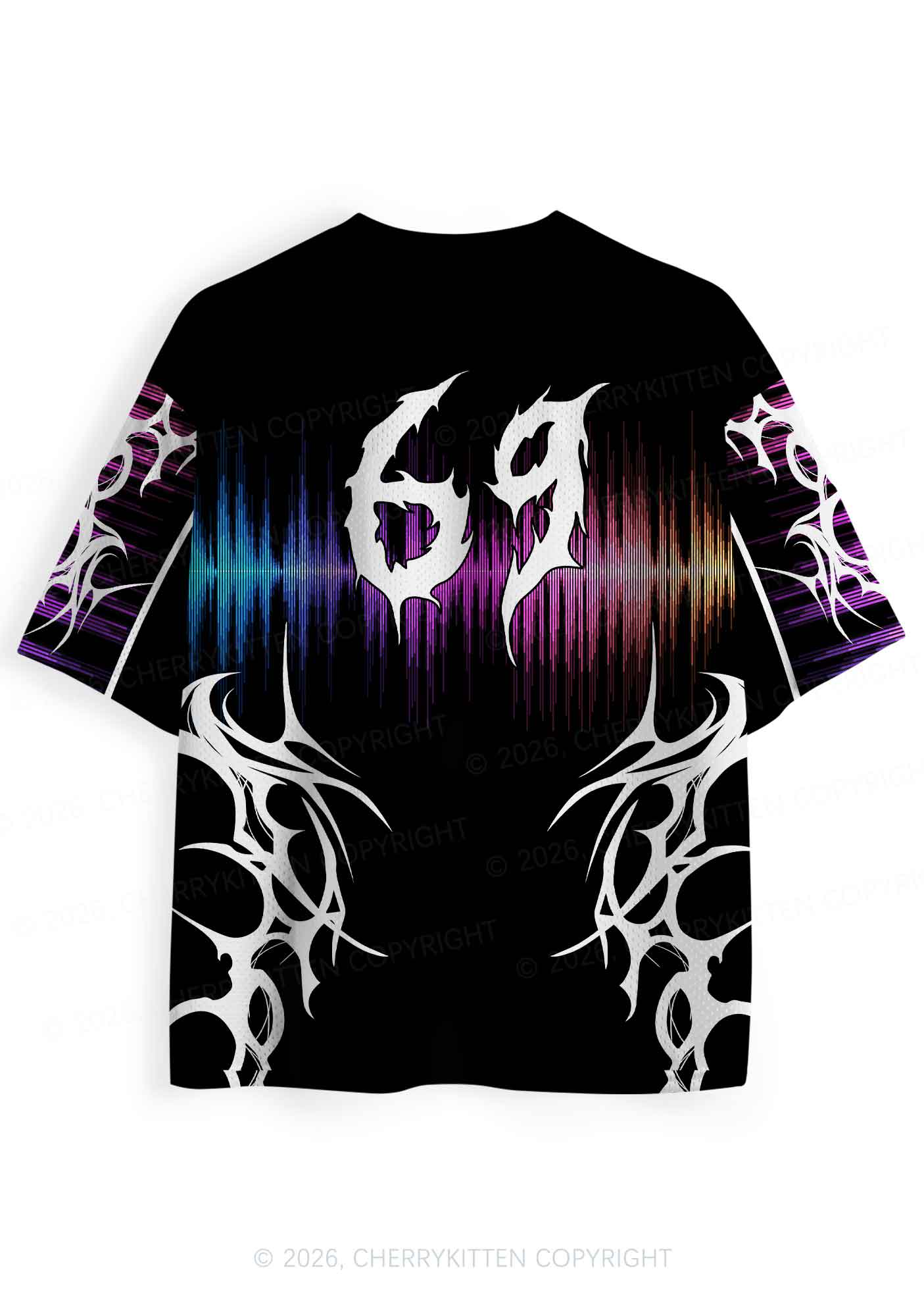 House Music Y2K Sport Jersey Shirts Cherrykitten