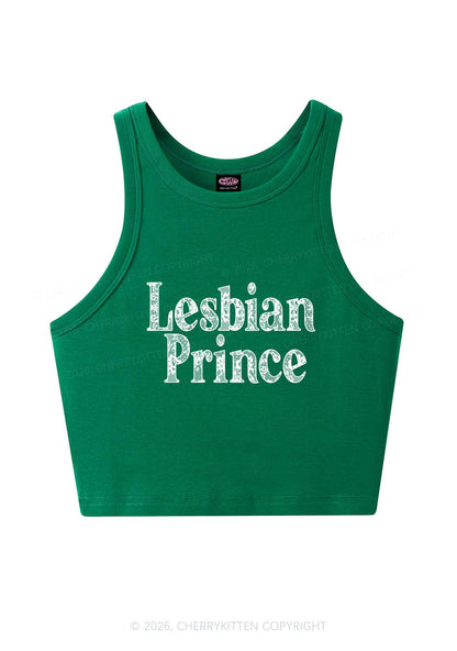 Lesbian Prince Pride Y2K Crop Tank Top Cherrykitten
