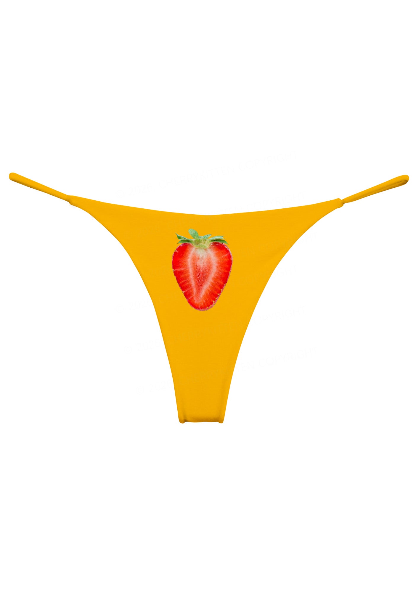 Half A Strawberry Pride Y2K Bikini String Thong Cherrykitten