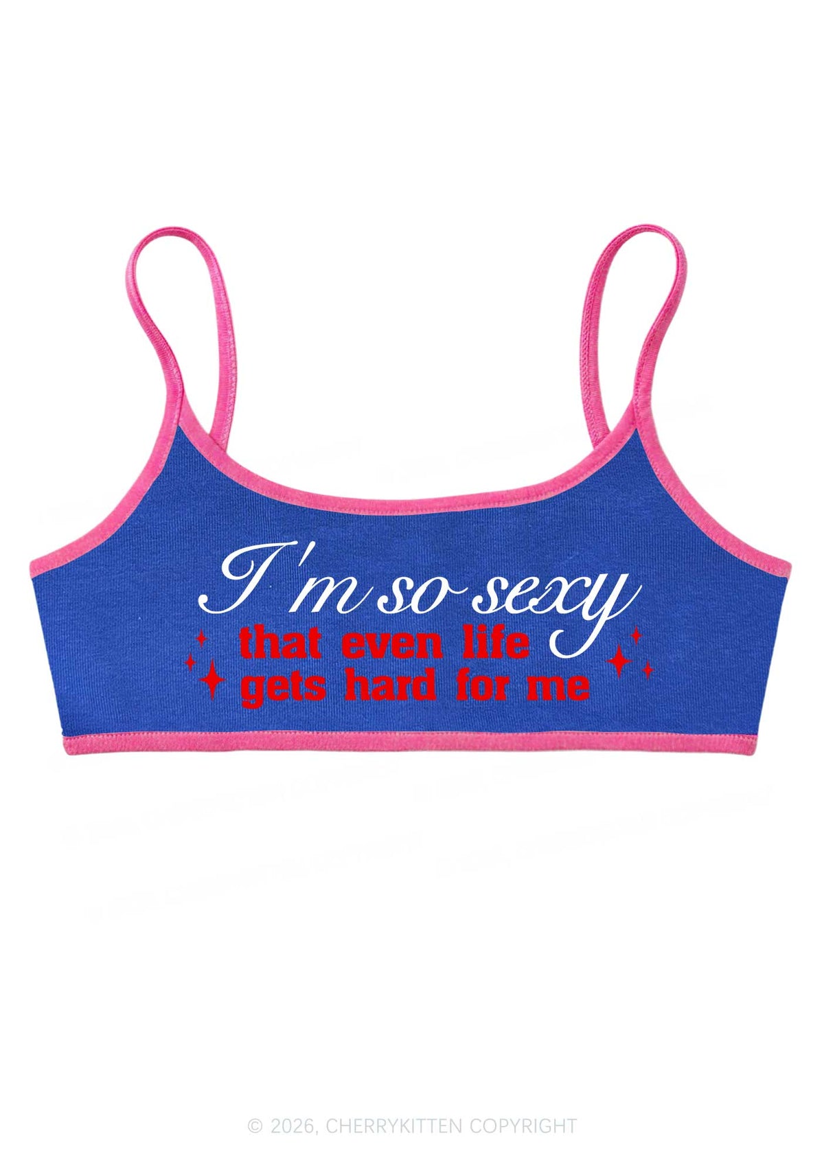 Im So Sexy Y2K Super Crop Cami Cherrykitten