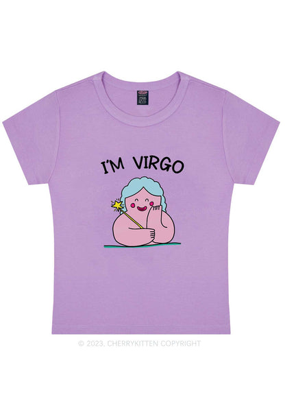 Curvy I'm Virgo Y2K Baby Tee Cherrykitten