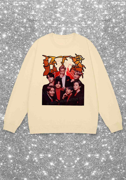 Bangtan Reacciones Y2K Sweatshirt Cherrykitten