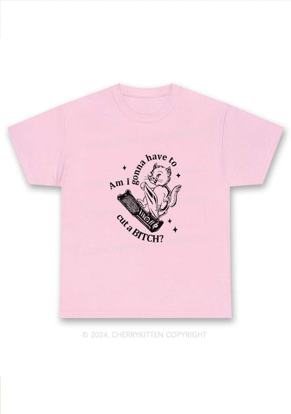Cut A Bxxch Y2K Chunky Shirt Cherrykitten