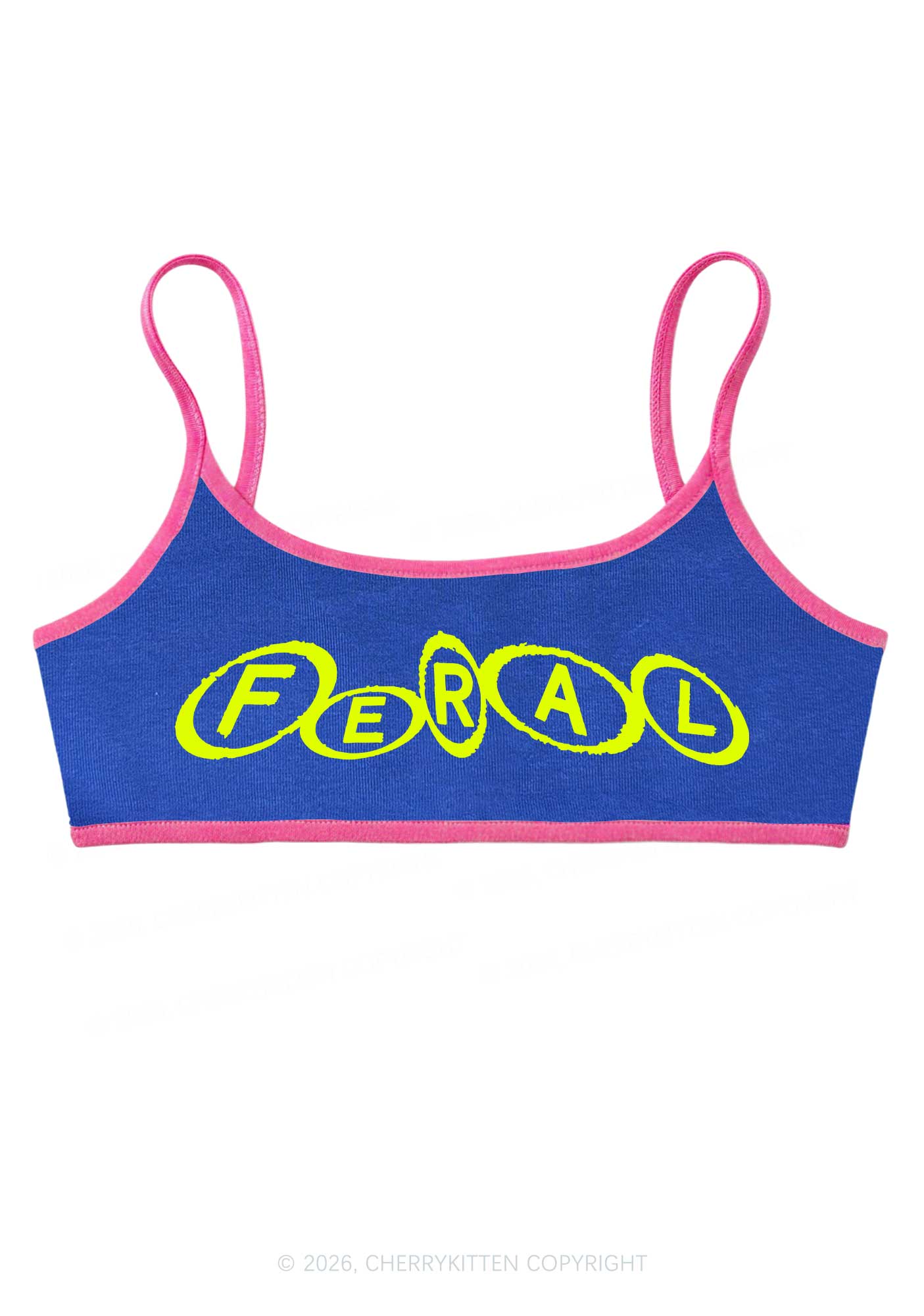 Feral Y2K Super Crop Cami Cherrykitten