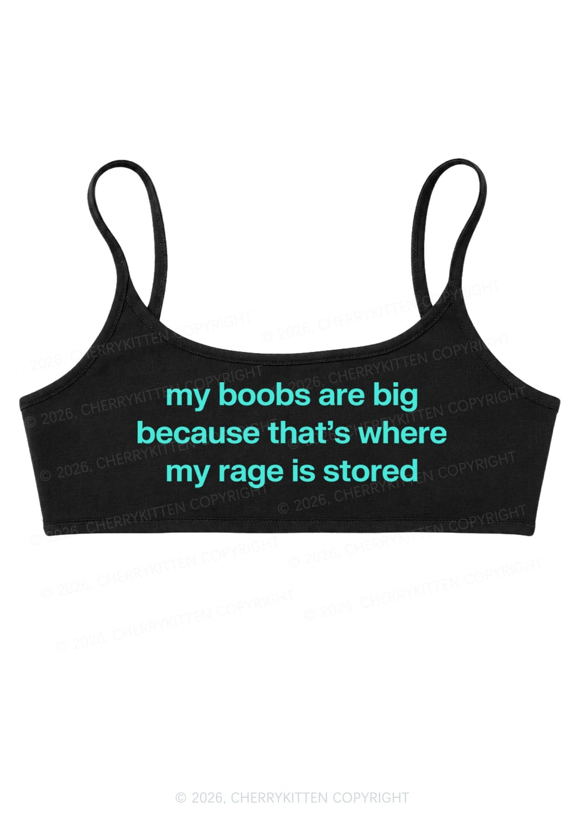 My Bxxbs Stored Rage Y2K Super Crop Cami Cherrykitten