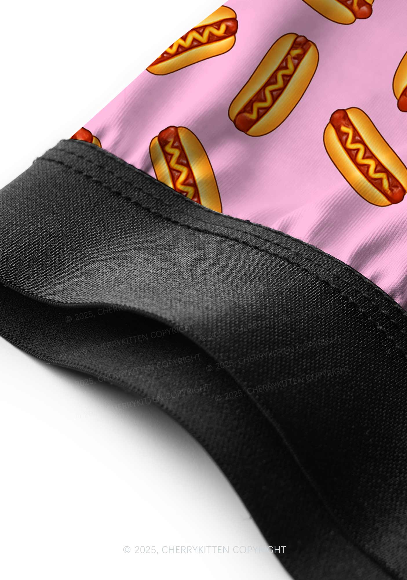 Pink Hot Dog Y2K Print Men Boxer Briefs Cherrykitten