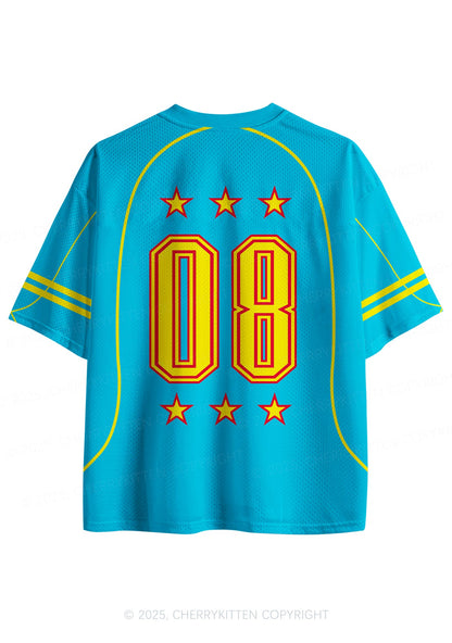 Custom Blue Ketamxxe Y2K Sport Jersey Shirts Cherrykitten