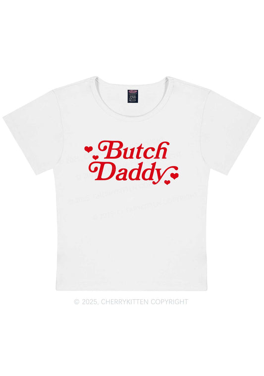 Butch Daddy Y2K Baby Tee Cherrykitten