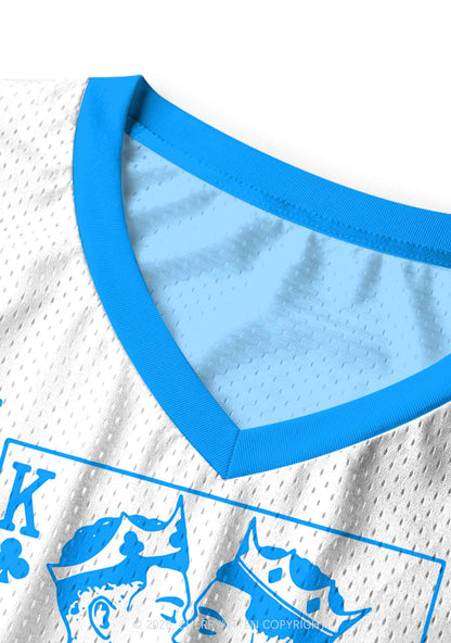 Blue Gay King Pride Y2K Sport Jersey Tank Cherrykitten