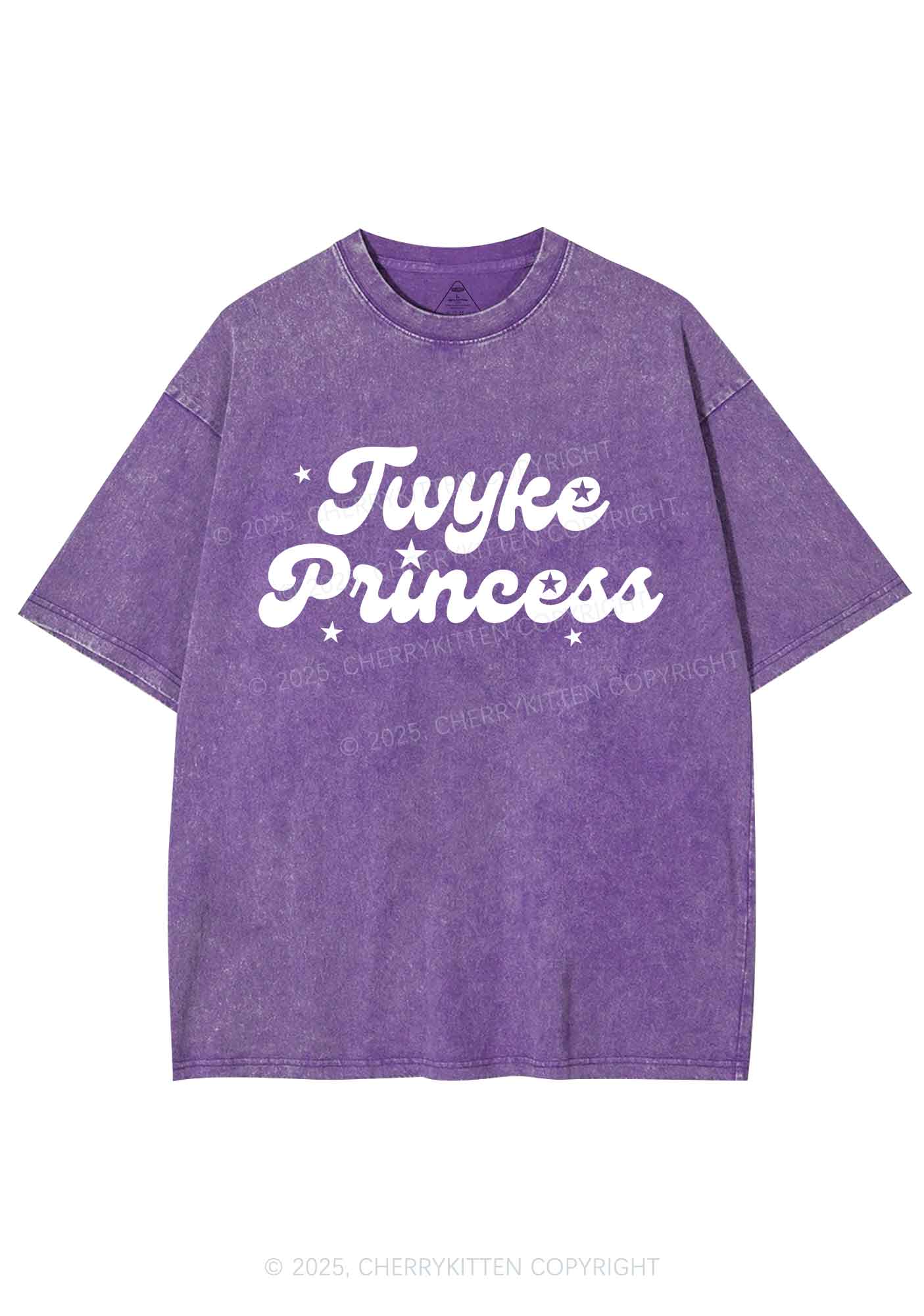 Twyke Princess Pride Y2K Shirts Washed Tee Cherrykitten