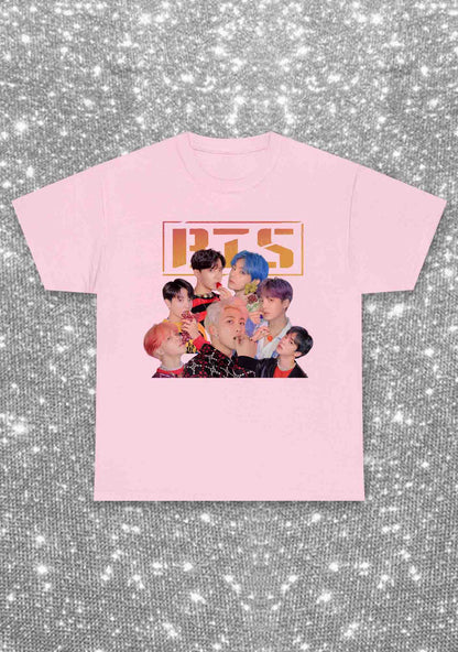 Fruit Bangtan Kpop Y2K Chunky Shirt Cherrykitten