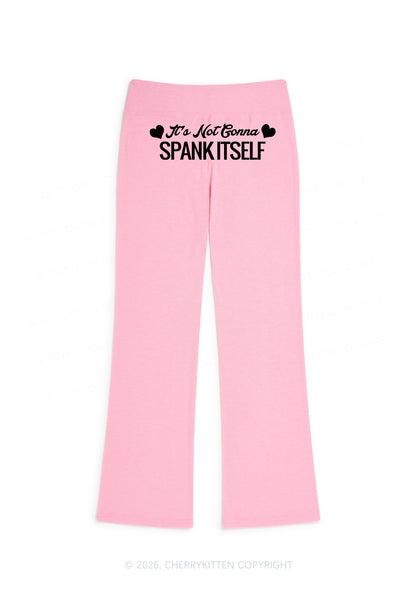 Spank Itself Y2K Low Rise Drawstring Flare Pants Cherrykitten