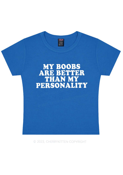 Bxxbs Better Than Personality Y2K Baby Tee Cherrykitten