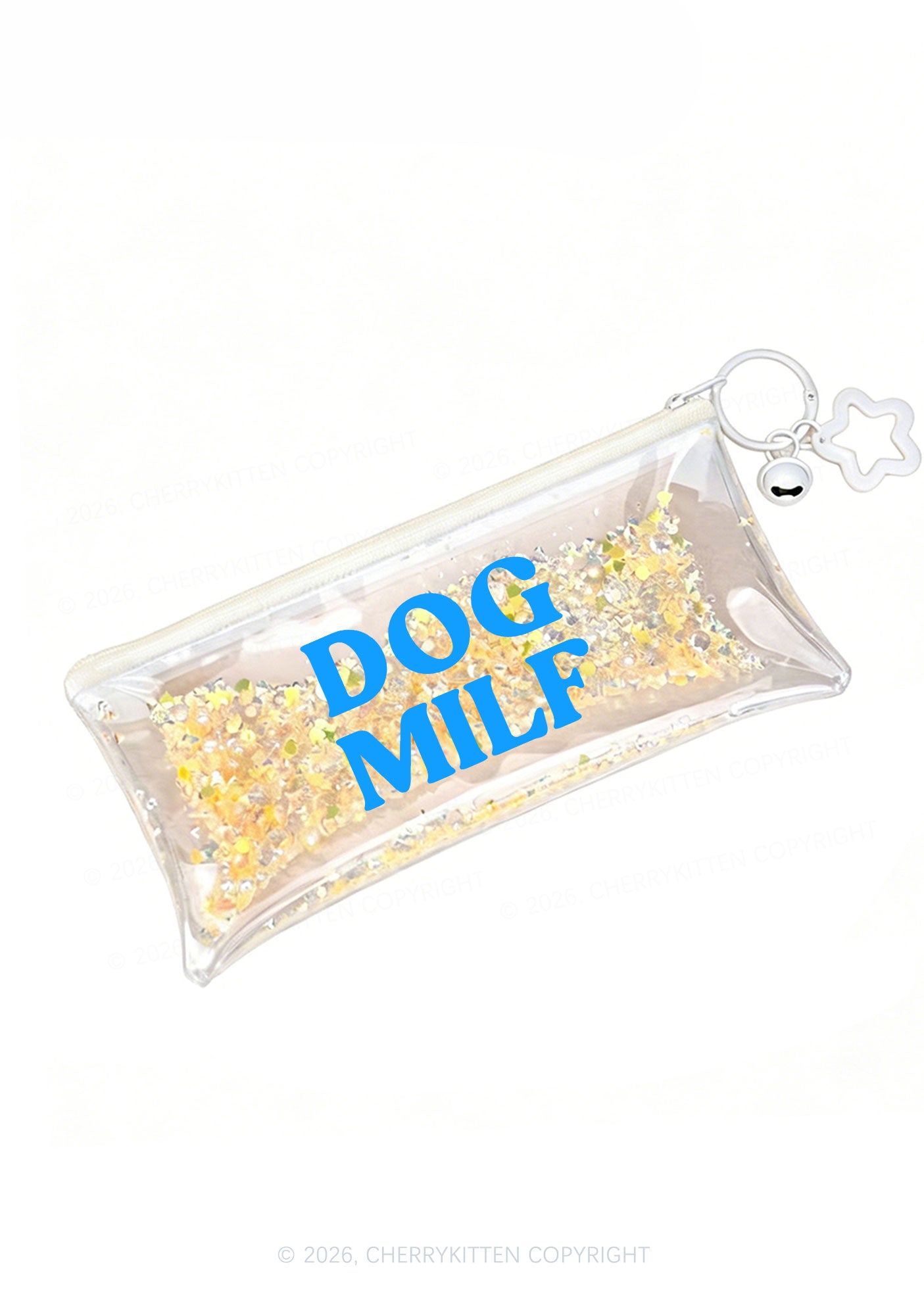 Dog Mxxf Y2K Quicksand Transparent Pencil Pouch Cherrykitten