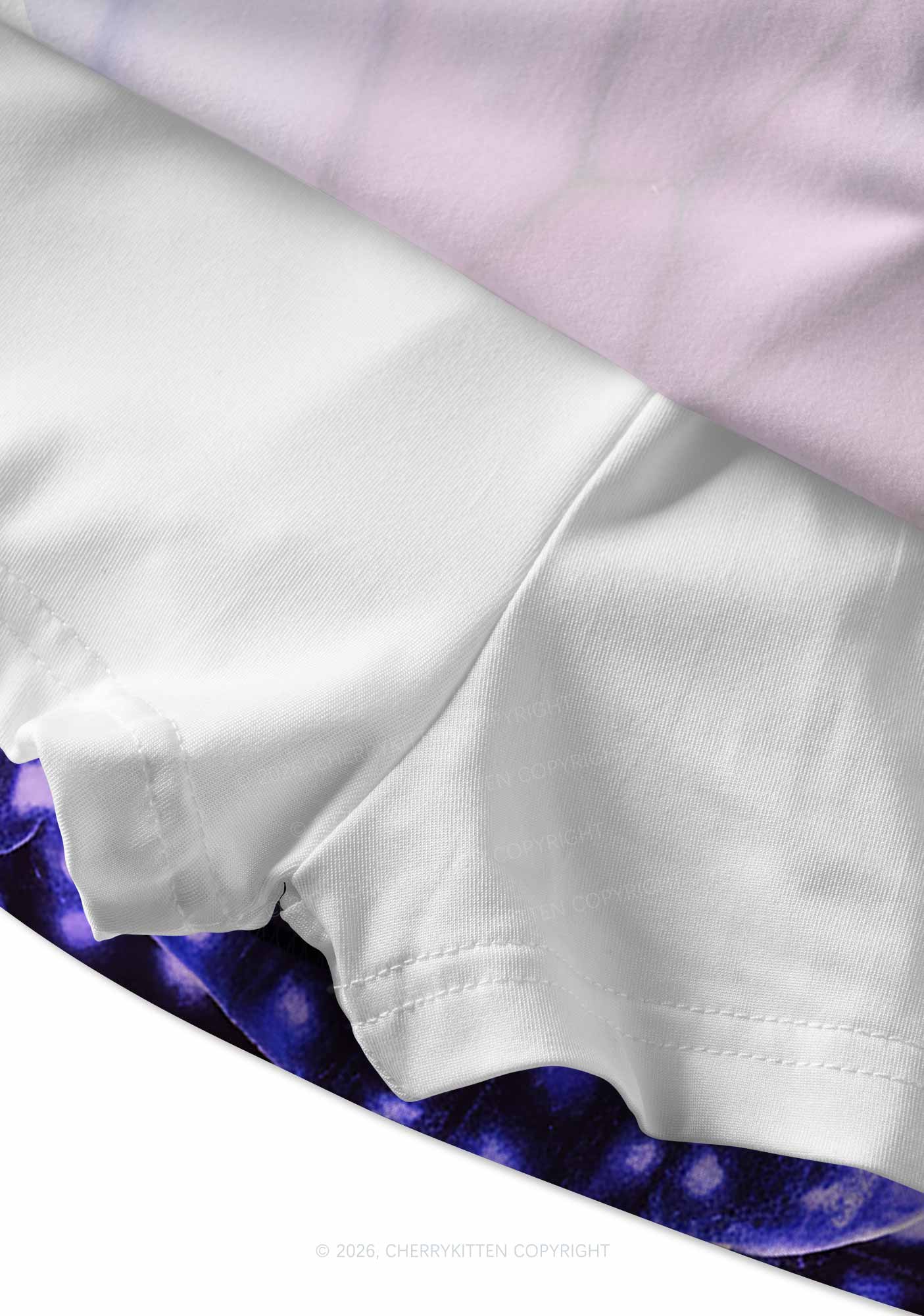 Bisexual Butterfly Wing Pride Y2K Print Mini Skirt Cherrykitten