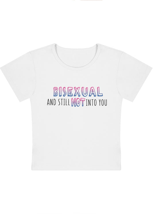 Bisexual And Still Not Into You Y2K Baby Tee