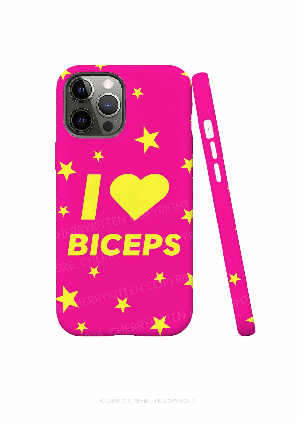 I Love Biceps Star Y2K Phone Case Cherrykitten