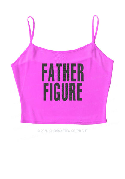 Hot Pink Father Figure Y2K Mesh Cami Tank Cherrykitten