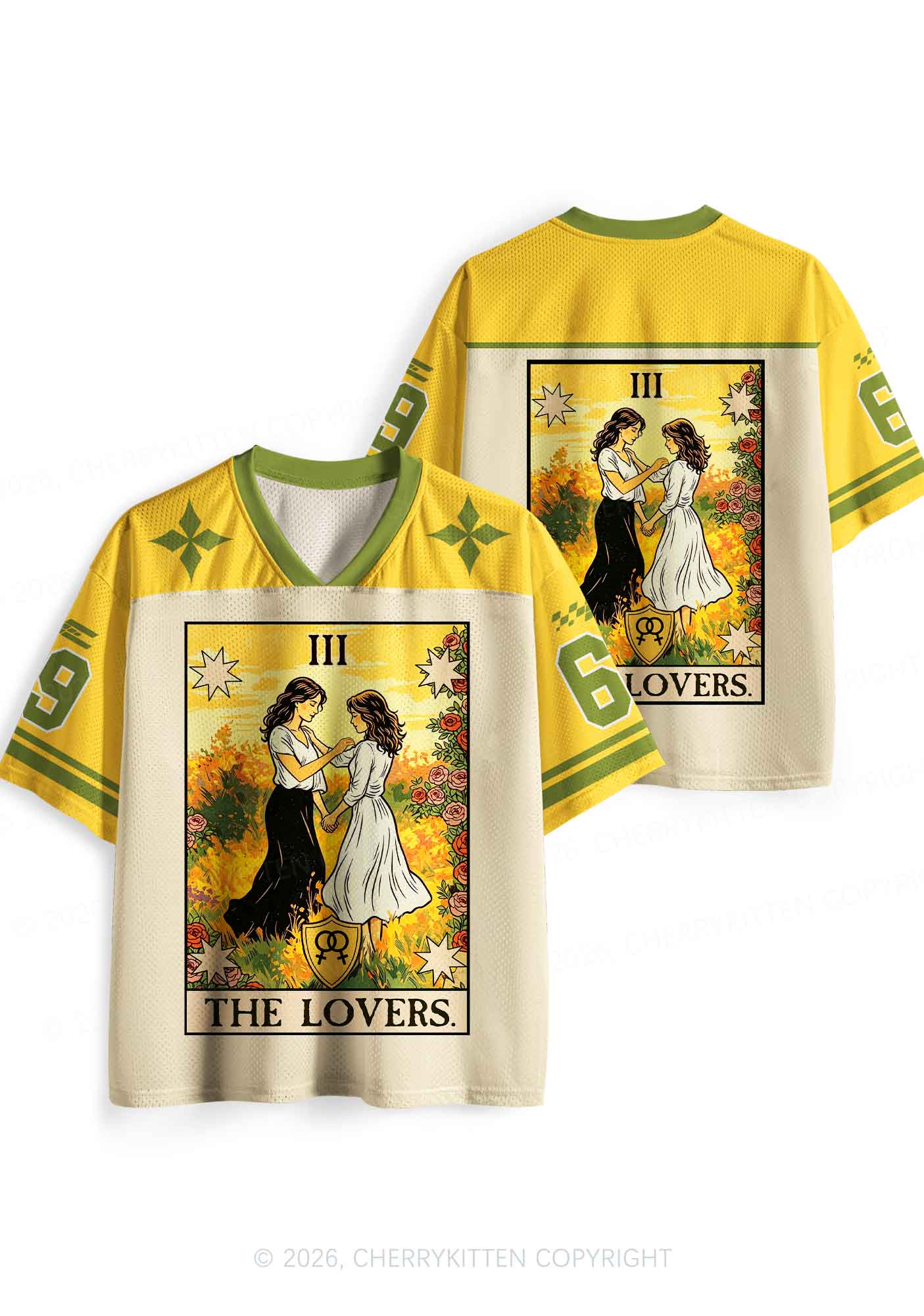 Lesbian Couple Dancing Pride Y2K Sport Jersey Shirts Cherrykitten