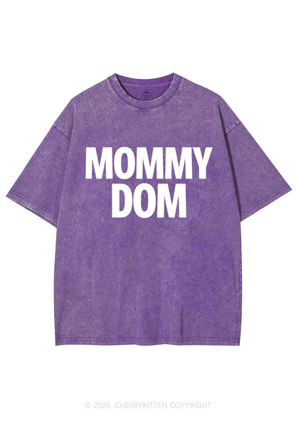 Mommy Dom Y2K Shirts Washed Tee Cherrykitten
