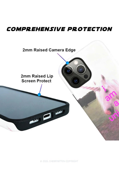 I Am A Unicorn Y2K Phone Case Cherrykitten